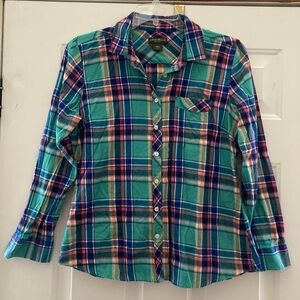 Eddie Bauer Womens Flannel Shirt